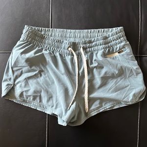 Vuori pale blue shorts. Super cute and flattering